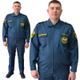 Костюм повседневный для МЧС России летняя куртка и брюки или юбка для мужчина и женщина