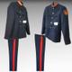 Парадная форма кадетов воротник стойка с кантом Китель и брюки или юбка